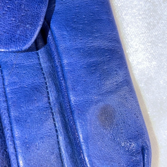 Vintage Hudson’s Bay Company Blue Leather Women’s Gloves – Size 8 | 💙 - Picture 7 of 8